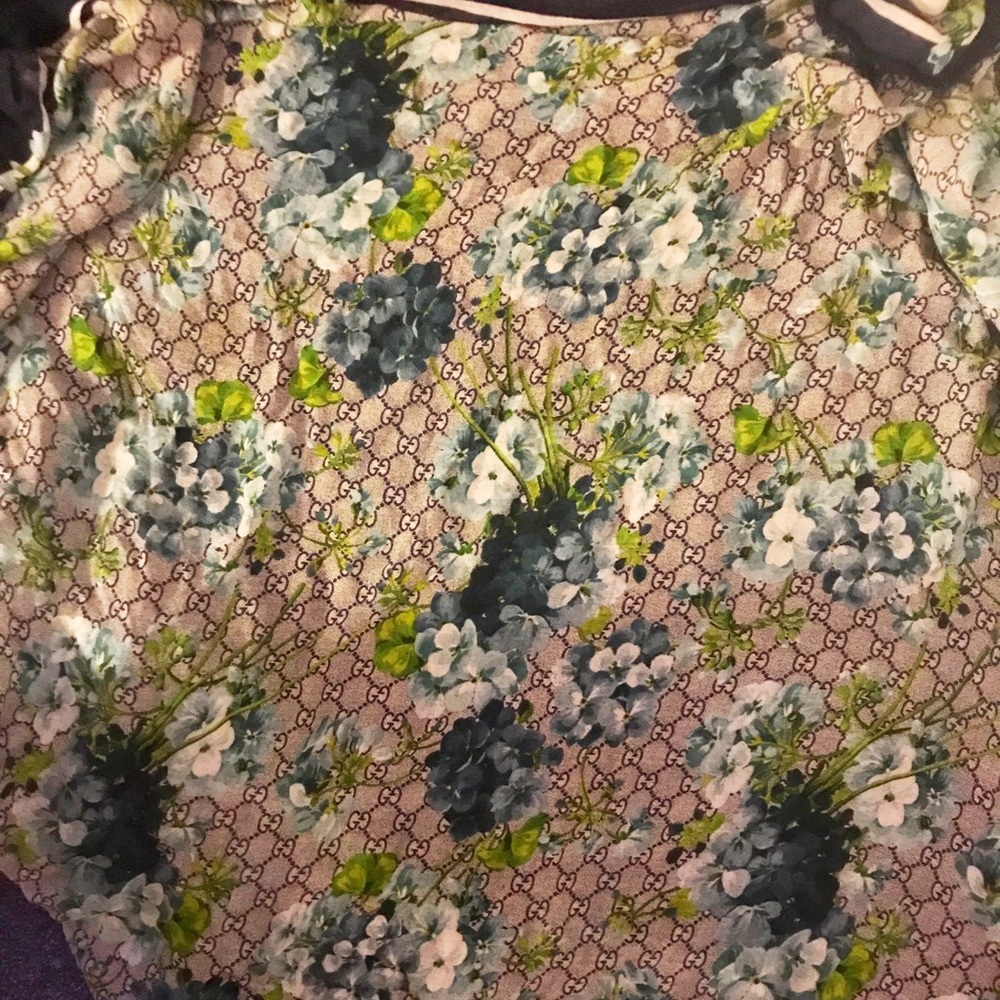 Gucci silk square scarf